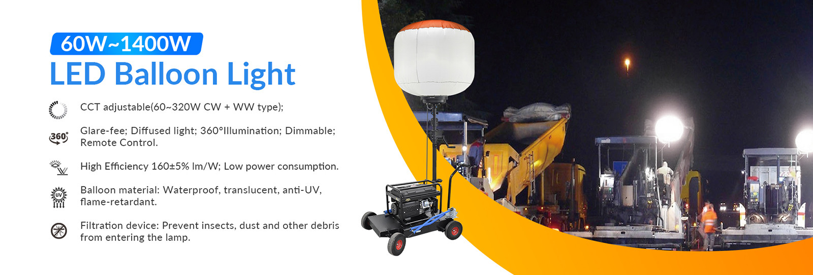 کیفیت چراغ های بادکنکی LED کارخانه