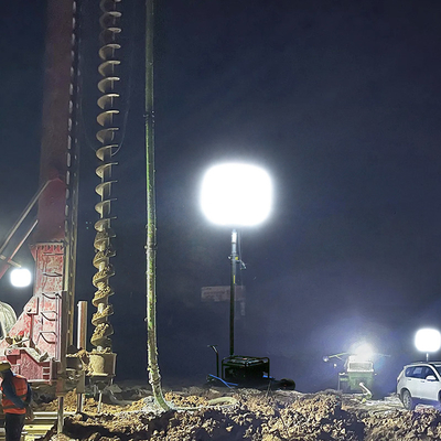 چراغ های بالون بیرونی LED 600W برج چراغ تلفن همراه برای پیمانکار