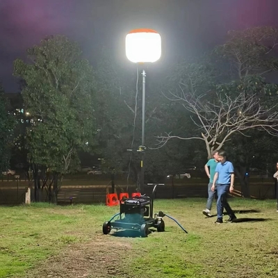 700W ژنراتور LED قابل حمل برج نور تلفن همراه برای ساختمان و نیازهای روشنایی بیرونی