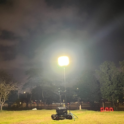 500W صنعتی LED بالون نور کار بر روی ETL گواهینامه استند تلسکوپی سه پایه تلفن همراه