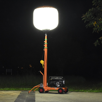 700W ژنراتور LED قابل حمل برج نور تلفن همراه برای ساختمان و نیازهای روشنایی بیرونی