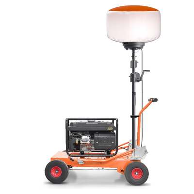 700W برج نور بالون LED 112000lm روشنایی بالا برج نور ساختمانی برای کار جاده ای