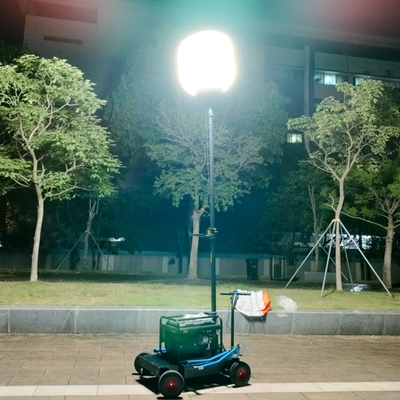 AC220V برج نور بالا 700W بالون باتری LED روشنایی برج برای ساخت و ساز