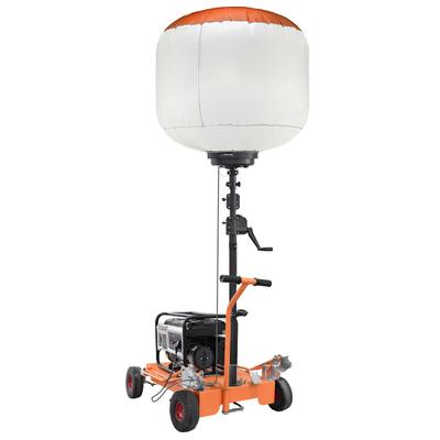 1200W LED بالون چراغ برج 192000lm چراغ ژنراتور برج چراغ قابل حمل برای روشنایی صنعتی