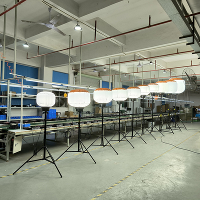 چراغ کار قابل حمل متنوع 700 وات بالون چراغ LED برج برای نگهداری جاده