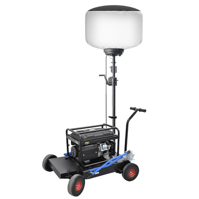 چراغ کار سه پایه تلفن همراه 1000W LED بالون چراغ برج برای تجهیزات مدیریت ایمنی