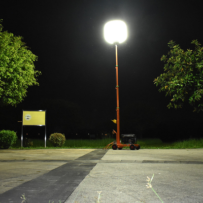 AC220V قابل حمل LED نور کار 1400W محل کار LED بادکنک برج نور برای اجرای قانون