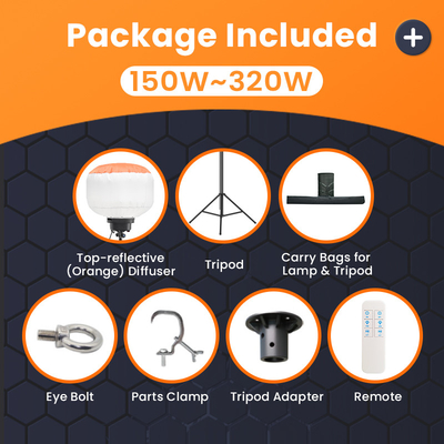 RGB LED بالون نور برج 150W چراغ برج لیمن برای کمپینگ