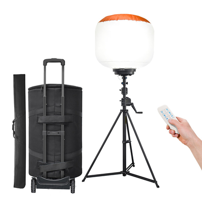 چراغ بادکنک قابل حرکت 80000lm 500W روشنایی بالا برای ساخت جاده