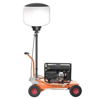AC90-305V 96000 لومن چراغ LED برج کار بر روی 3.8m استریپد برای ساخت موقت