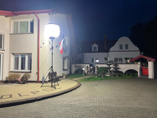 1000W LED بالون نور برج قابل حمل بدون سایه نورپردازی ایمنی برای سایت های ساخت و ساز کارهای جاده ای مهمانی های رویدادهای نجات