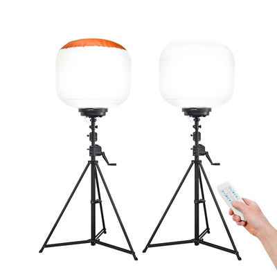 1400W سفید قیمت بالا عملکرد ساخت و ساز رویداد در فضای باز برج نورپردازی قابل حمل بادکنک LED برج نور
