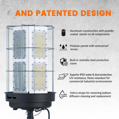 500W-1400W چراغ بالون LED IP65 50000Hrs 360° پوشش همه جانبه