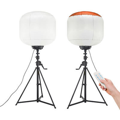 چراغ بالونی LED قابل حمل 320 وات IP65 با قابلیت تنظیم نور برای ساخت و ساز در فضای باز