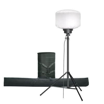 چراغ بالونی LED قابل حمل 320 وات IP65 با قابلیت تنظیم نور برای ساخت و ساز در فضای باز