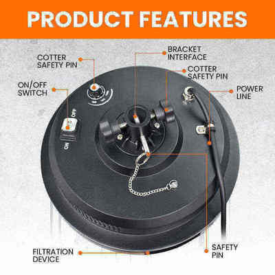 50000 Hours Lifespan LED Balloon Light with 160lm/W Efficiency and AC90-305V Input Voltage for Outdoor Use